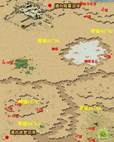 戈壁BOSS分布图