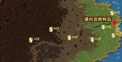 火山BOSS分布图
